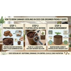 How To Grow Cannabis Seedlings in Coco Coir (Beginner-Friendly Guide)