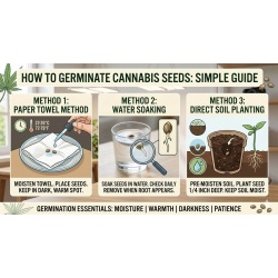 How to Germinate Cannabis Seeds (3 Easy Methods + Troubleshooting)