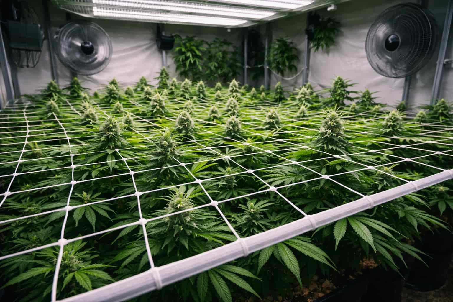 How to SCROG Cannabis Plants (Screen of Green)