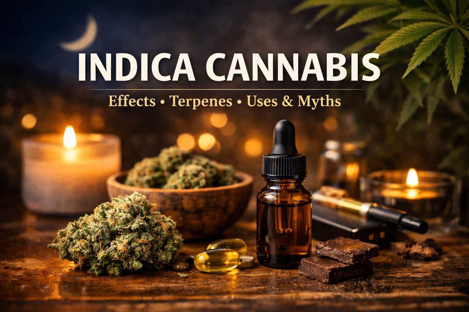 Indica Cannabis: Effects, Terpenes, Uses & Myths (Guide)